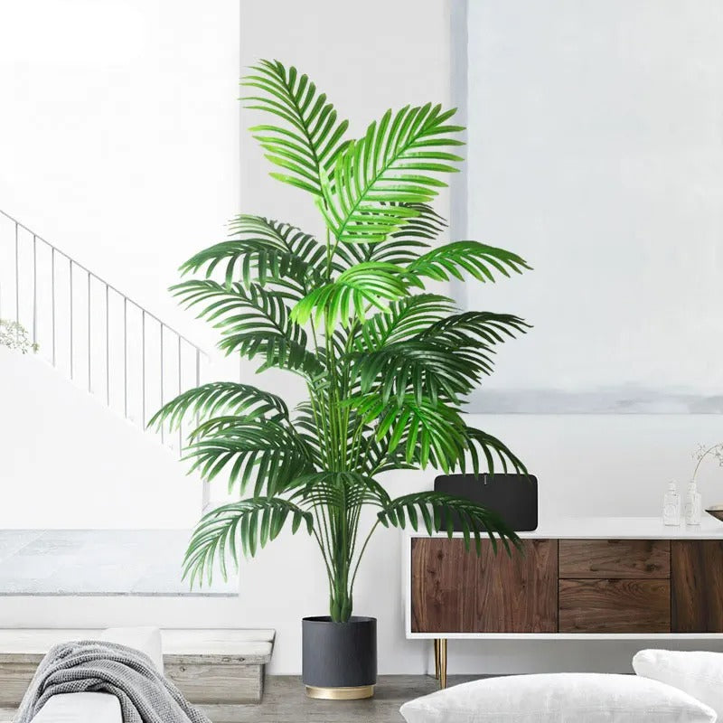 Planta de palmera artificial para decoración