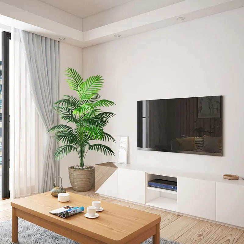 Planta de palmera artificial para decoración