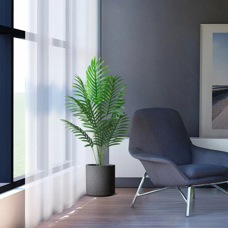 Planta de palmera artificial para decoración