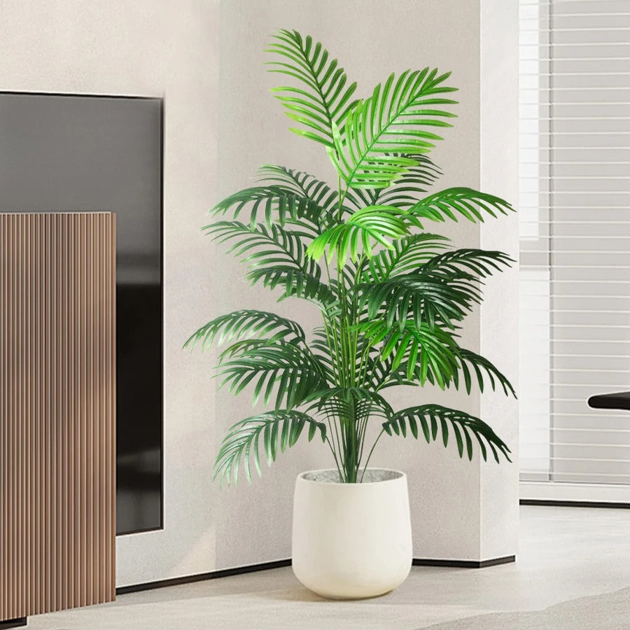 Planta de palmera artificial para decoración